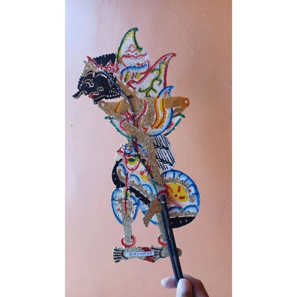 wayang kulit kulit sapi tebal tokoh Duryudana