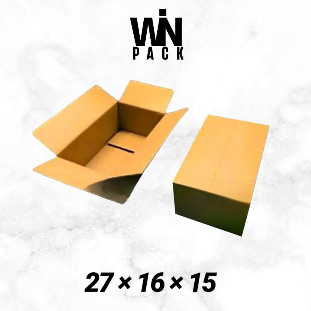 

kardus packing ukuran 27x16x15