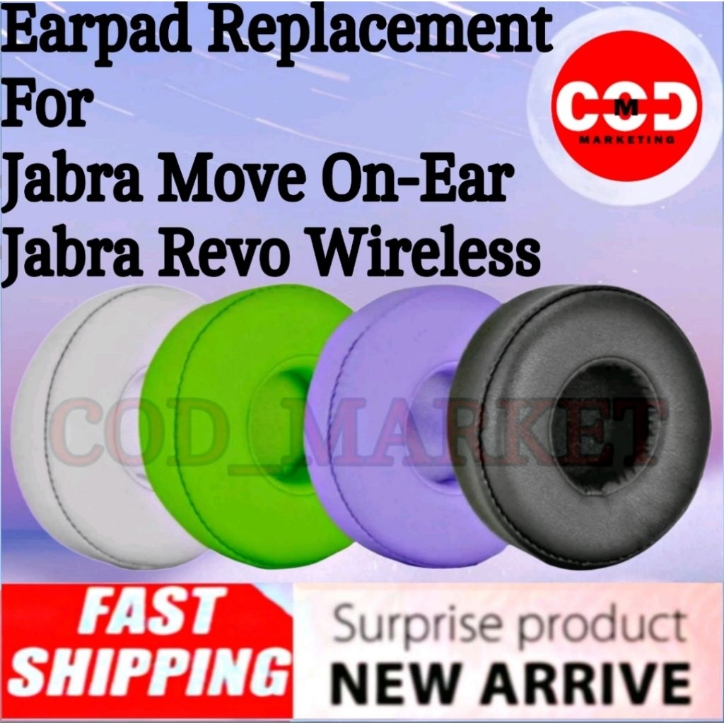 Bantalan Earcup Foam Earpad Cushion Jabra Move On Ear / Jabra Revo Wileress