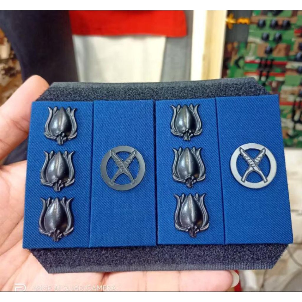 Pangkat Kerah PDL TNI AU Kolonel + Korps Costum