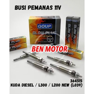Busi Pemanas KUDA DIESEL L200 GLOW PLUG L300 STRADA L038 L039 11V - BEN MOBIL