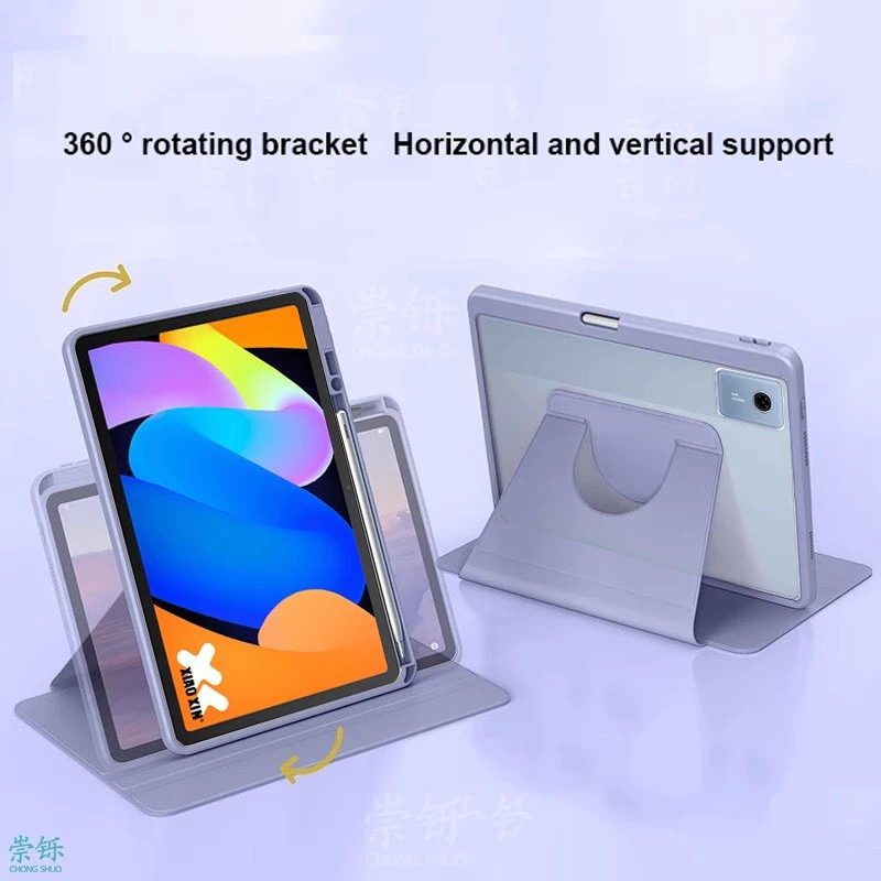 LENOVO XIAOXIN PAD 11 INCH 2025 / XIAOXIN PAD 11 INCH 2024 CASING AUTO WAKE/SLEEP 360 ROTATING ACRYL