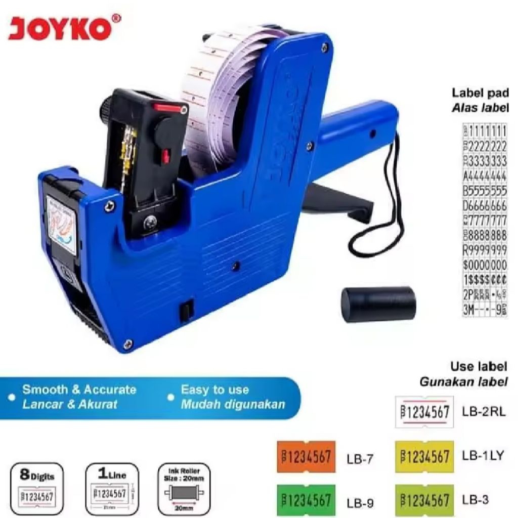 

Mesin Label Harga Joyko MX 5500 ( Packing Aman )