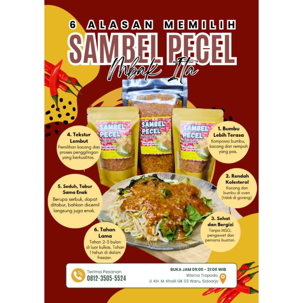 

Sambal Pecel Oven Mbak Ita