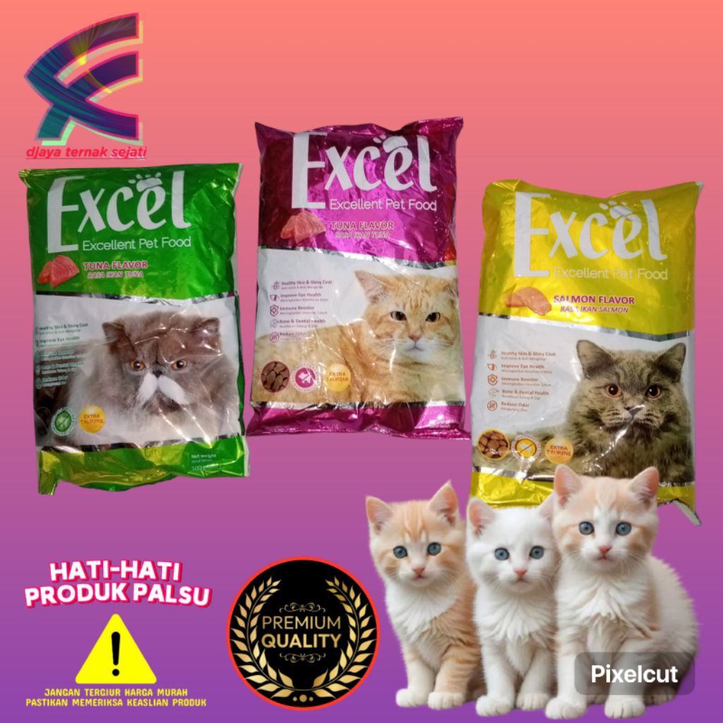 Makanan Kucing Excel 500gr Excel