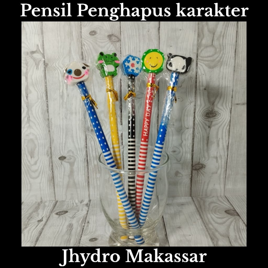 

Pensil & Penghapus Karakter Unik Alat Tulis Sekolah Mainan Kado Spesial