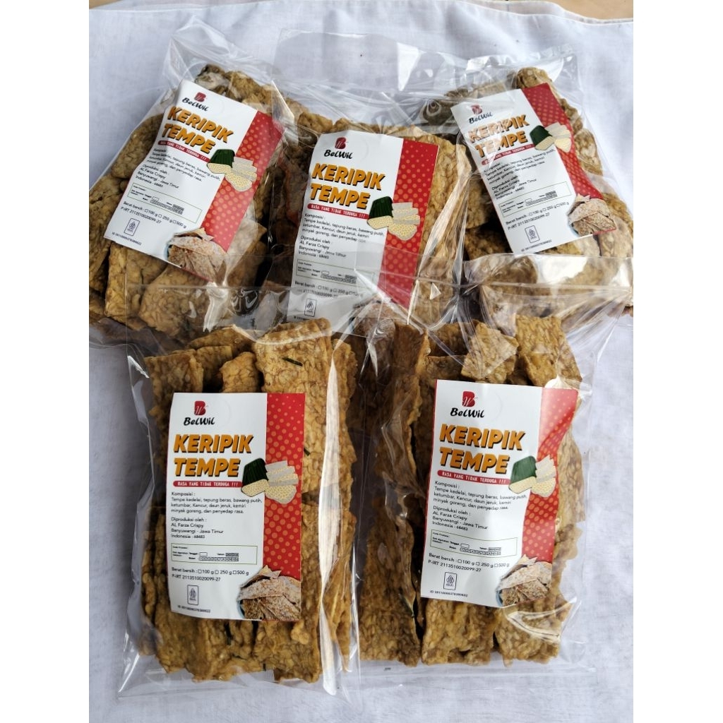 

Keripik Tempe kedelai Asli