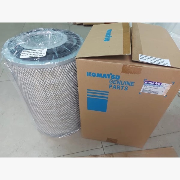 KOMATSU 600-181-4300 6001814300 600 181 4300 AIR FILTER ELEMENT P181046 - COMPLETE SET