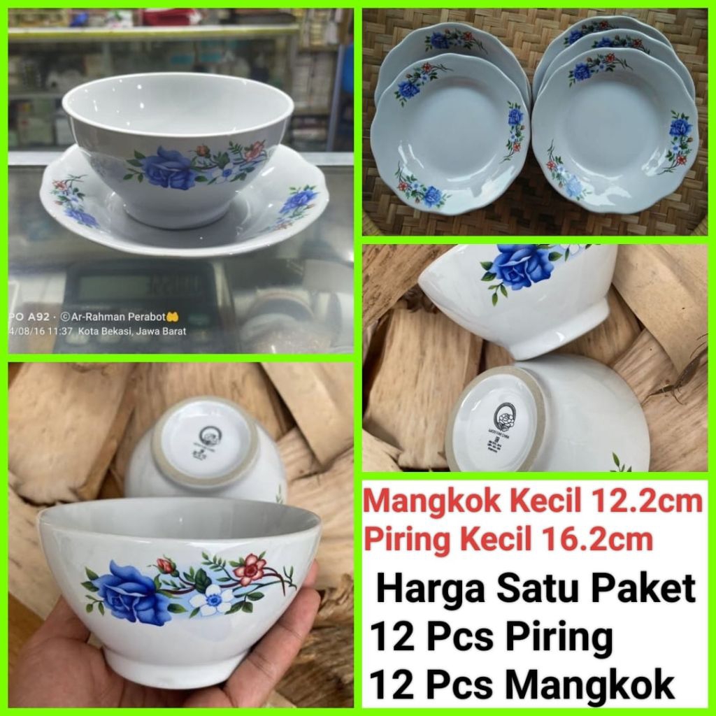 mangkok soto keramik mangkok soto kudus mangkok sekoteng  mangkok kecil Harga 1 Paket