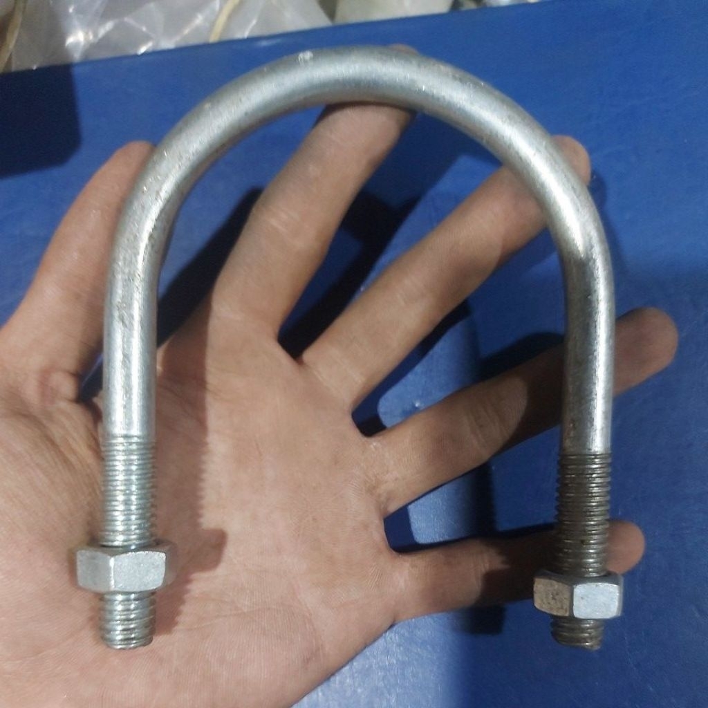 Klem U Bolt Pipa 3" Inch U Bolt 3" As 12mm