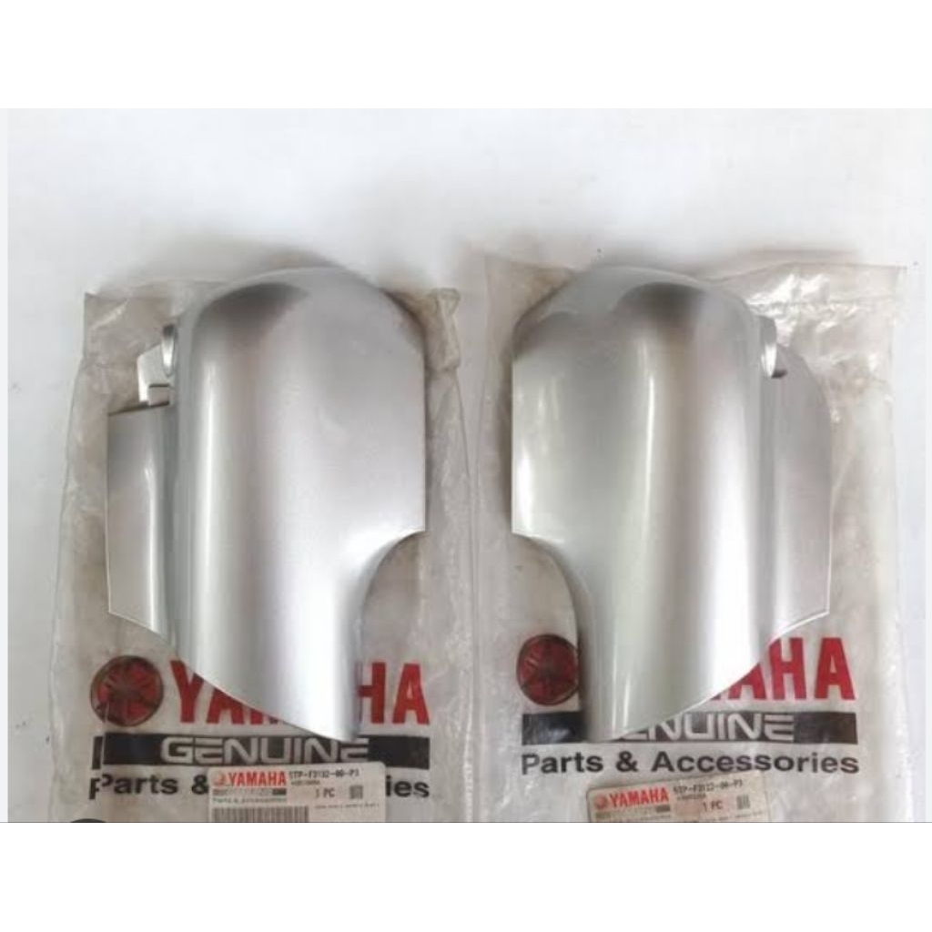 Cover Tutup Shock Jupiter Z  SILVER YAMAHA ORI 5TP F3132 F3122 00 P3