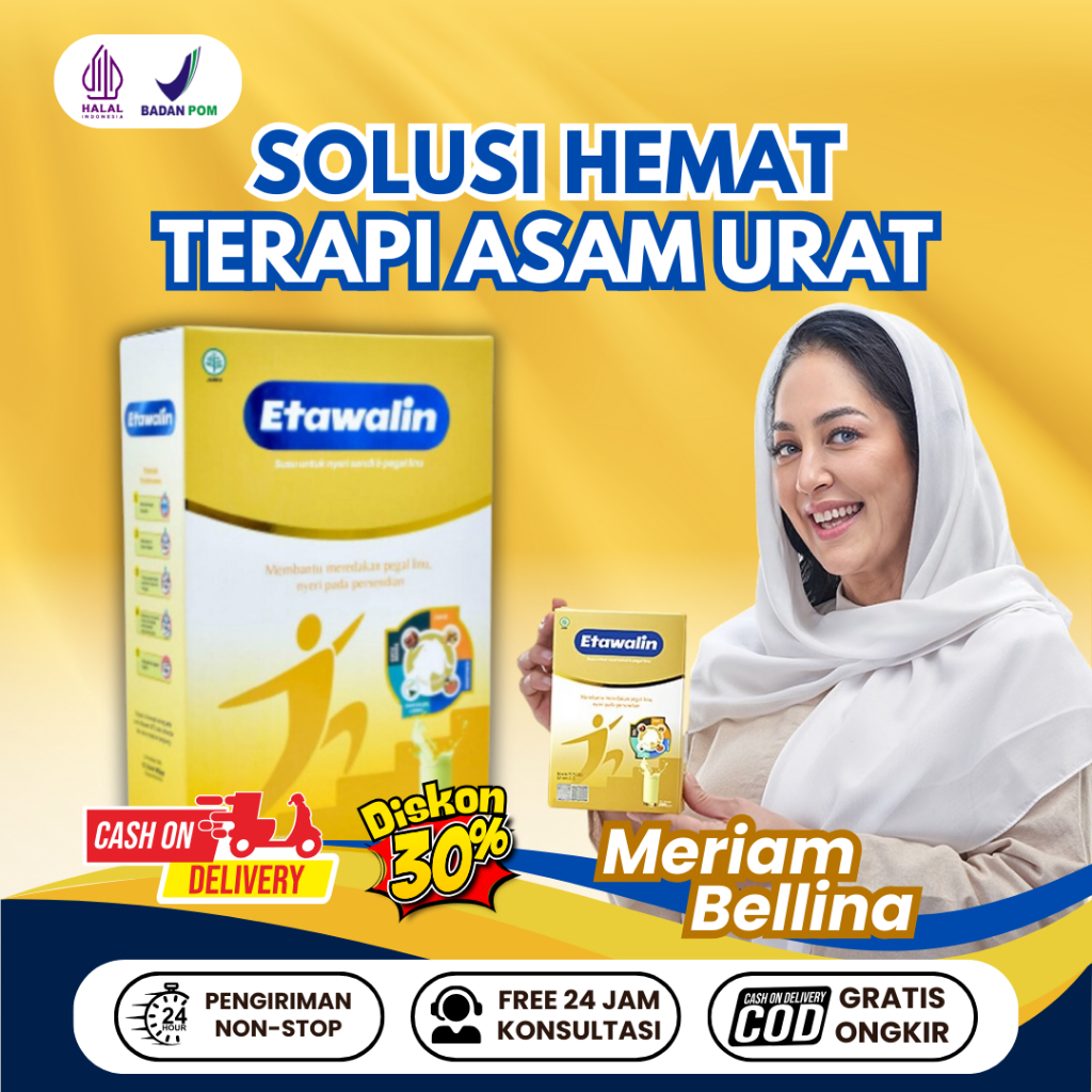 

Etawalin Susu Kambing Solusi Asam Urat Original 1 Box