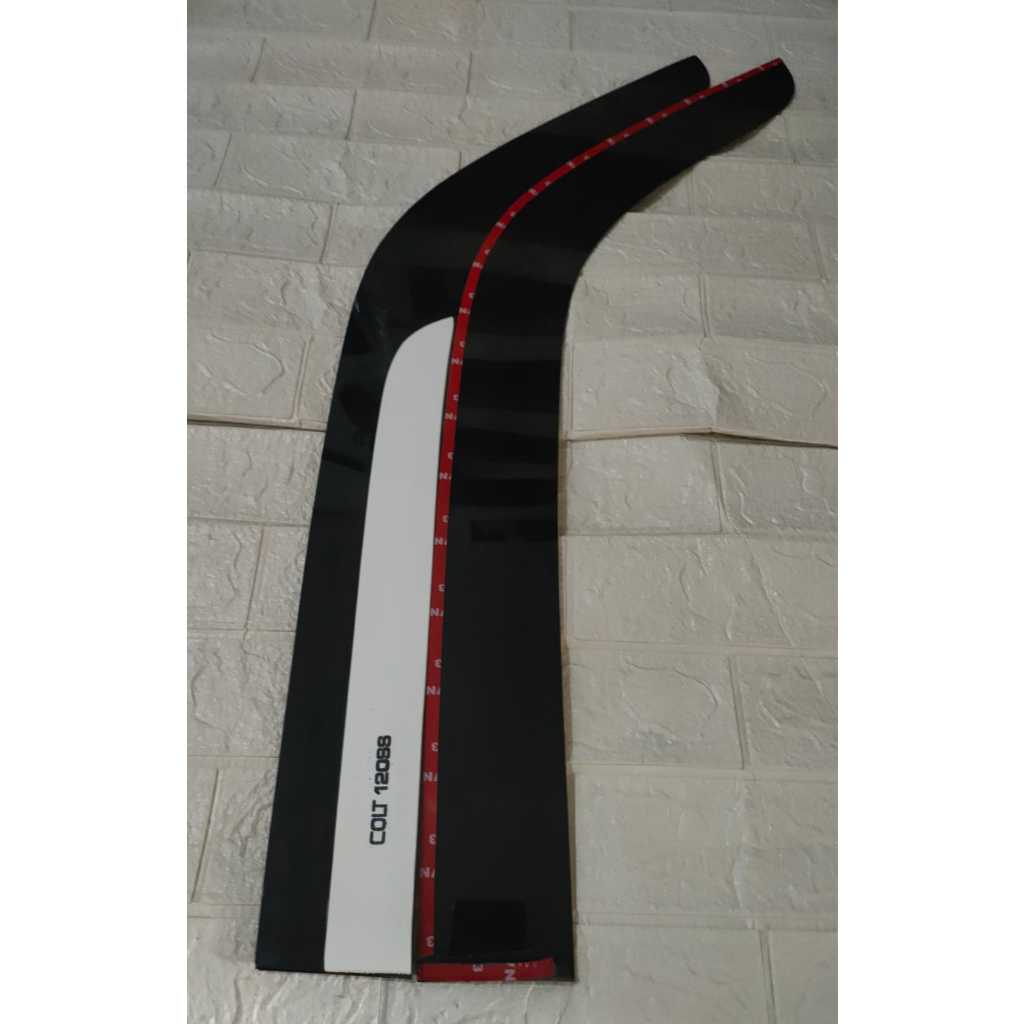 TALANG AIR PINTU MOBIL COLT120SS MODEL FLAT/RATA LIS PUTIH 2PCS KANAN KIRI