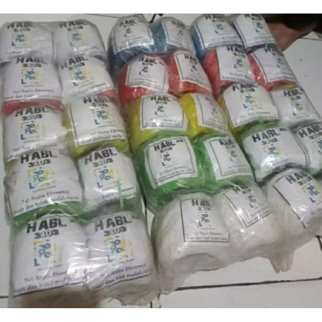

1Pack Tali Rapia eceran 5Rb Isi 10Pcs TERMURAH