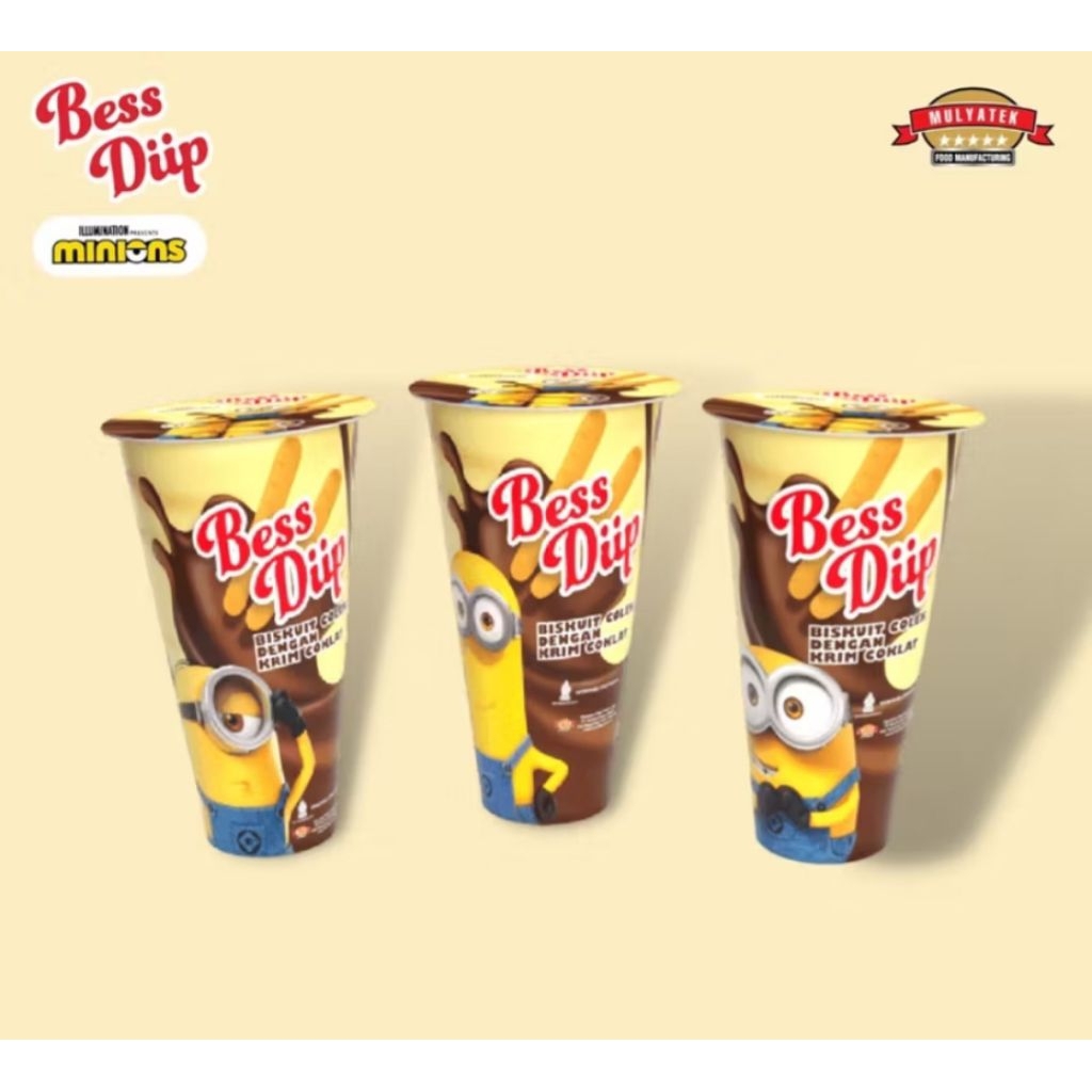 

Biskuit Jumbo Stik dan Coklat Minion