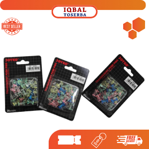

Push Pin / Jarum Tekan / Paku Pin Joyko PP-30 / PP-30TR