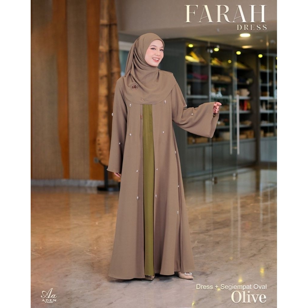 FARAH DRESS BY ADEN HIJAB/ GAMIS ABAYA ADEN