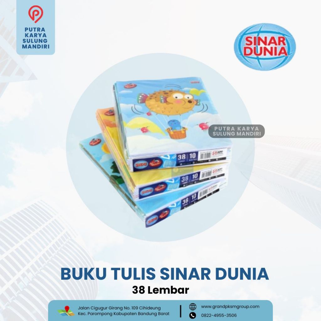 

BUKU TULIS SIDU 1 PACK ISI 10 BUKU