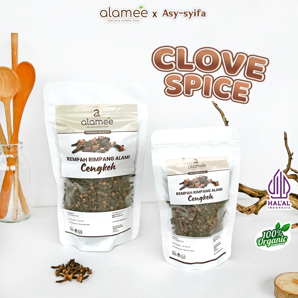 

Cengkeh Rempah Kering Organik Cloves Rimpang Organic Alami Siap Saji 50 Gr