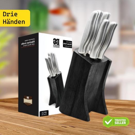 1 Set Pisau Dapur Stainless Steel