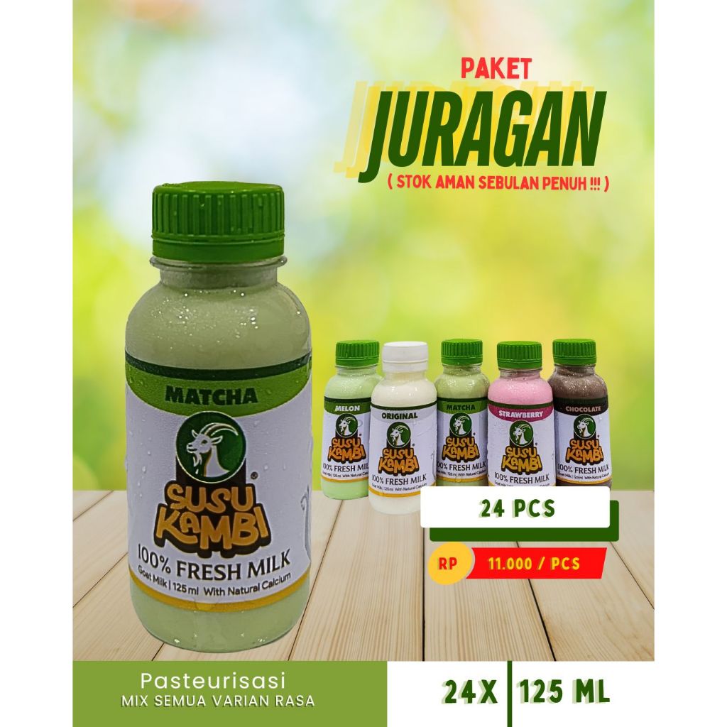 

Paket Juragan Mix Varian Rasa Isi 24 Botol
