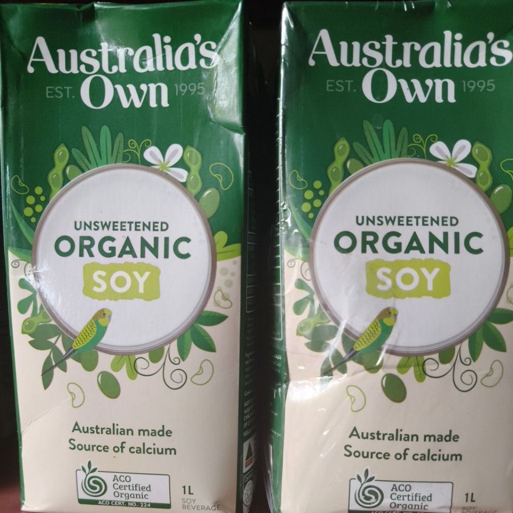 

Australian Own organic soy 1L