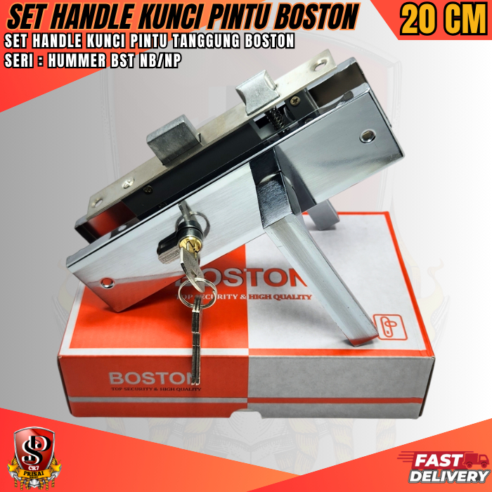 KUNCI PINTU KAMAR SET KOMPLIT UKURAN 20CM MODEL HANDLE KOTAK MINIMALIS / HENDLE SET PINTU KAMAR 20CM