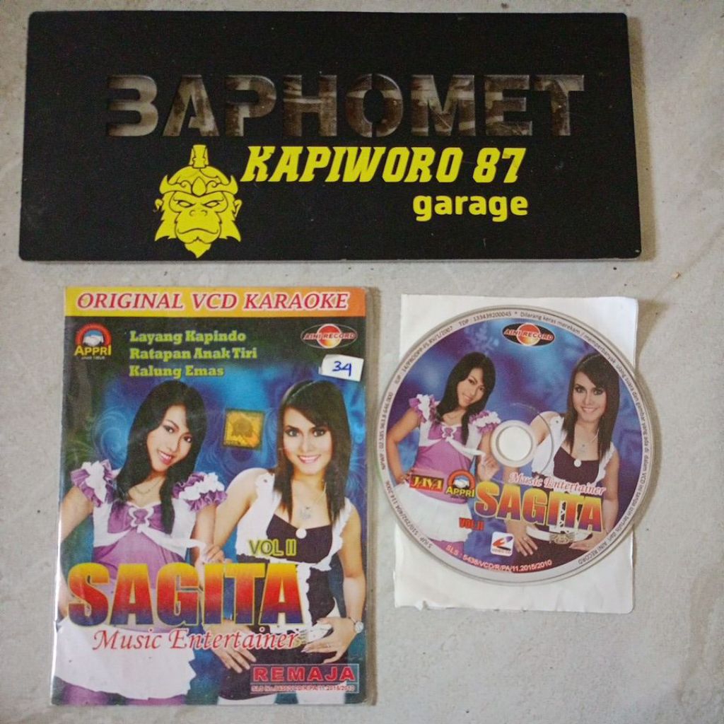 VCD,,,SAGITA,,,KANGEN BOJO