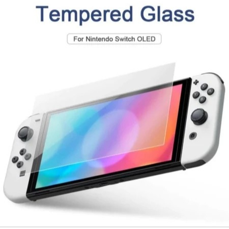 

Tempered Glass Nintendo Switch Oled Antigores Screen Protector Pelindung Layar Anti Gores