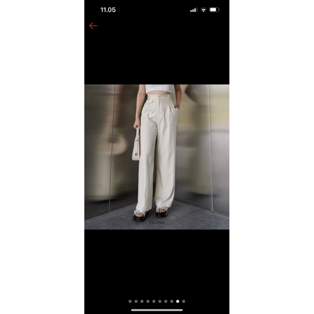 ORO PANTS YEONA-IVORY