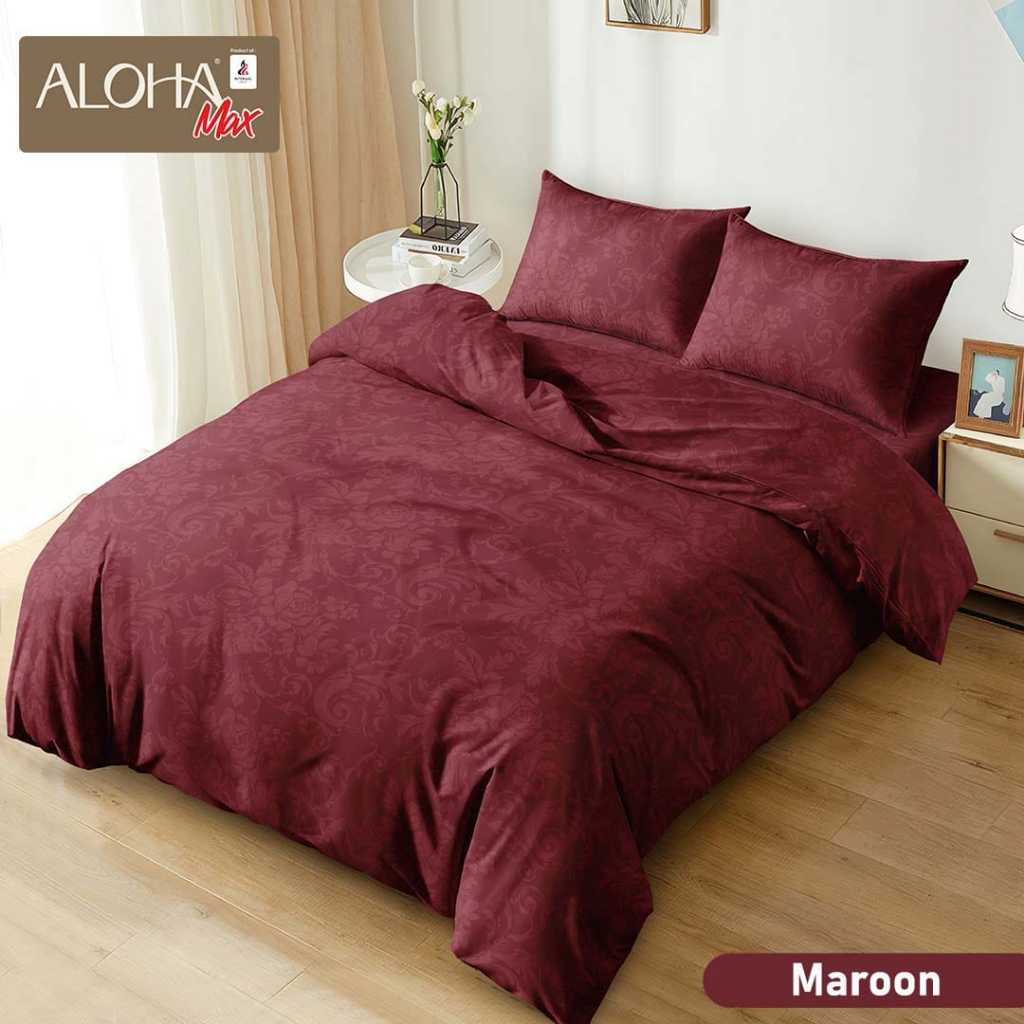 ALOHA MAX BEDCOVER SET 180X200 T25 POLOS EMBOSS / BEDCOVER ALOHA 180