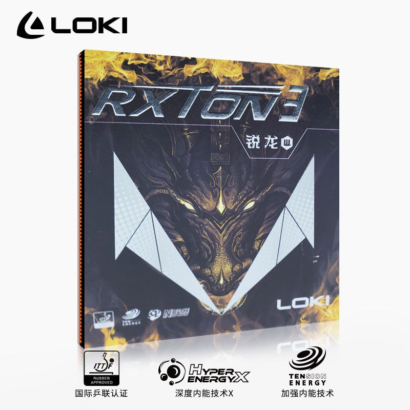 Karet Pingpong LOKI RXTON 3 Versi Terbaru / Karet Pingpong Tenis Meja Loki Rxton 3 Original