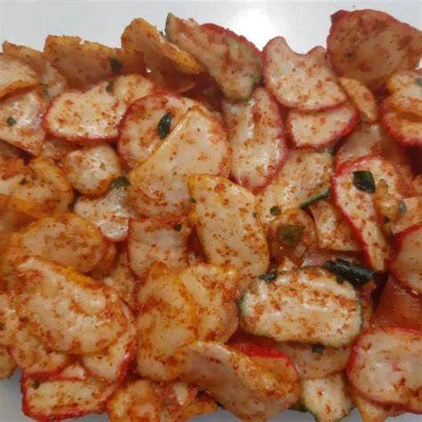 

Kerupuk Jablay Pedas Daun Jeruk - Kerupuk Jablay AnekaCemilan_Bandung 1 Kg