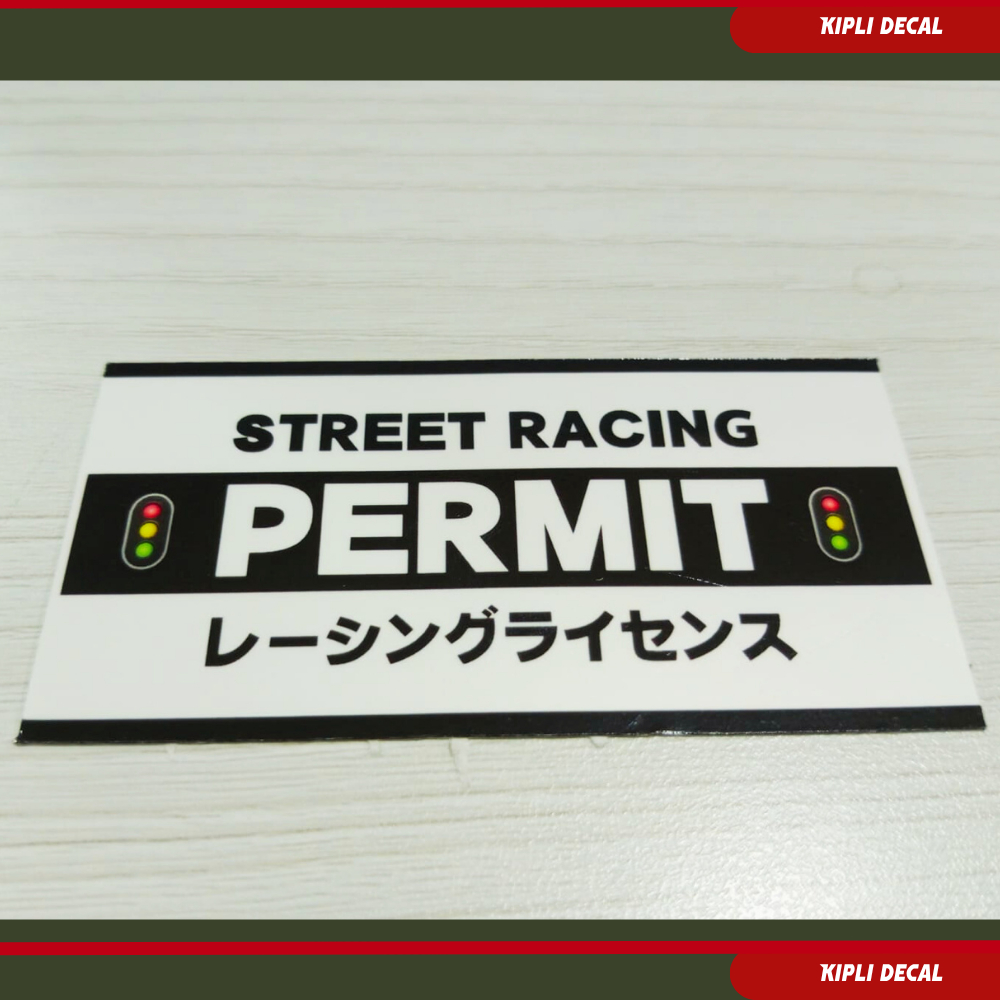 

Stiker "Street Racing" [vinyl-laminasi-glossy]