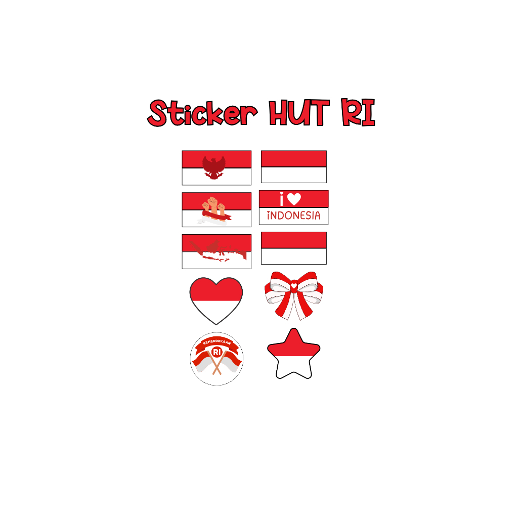 

CUSTOM STIKER TEMPEL - STIKER PIPI - STIKER MERAH PUTIH - STIKER HUT RI - STIKER 17 AGUSUTUS / STICKER VINYL