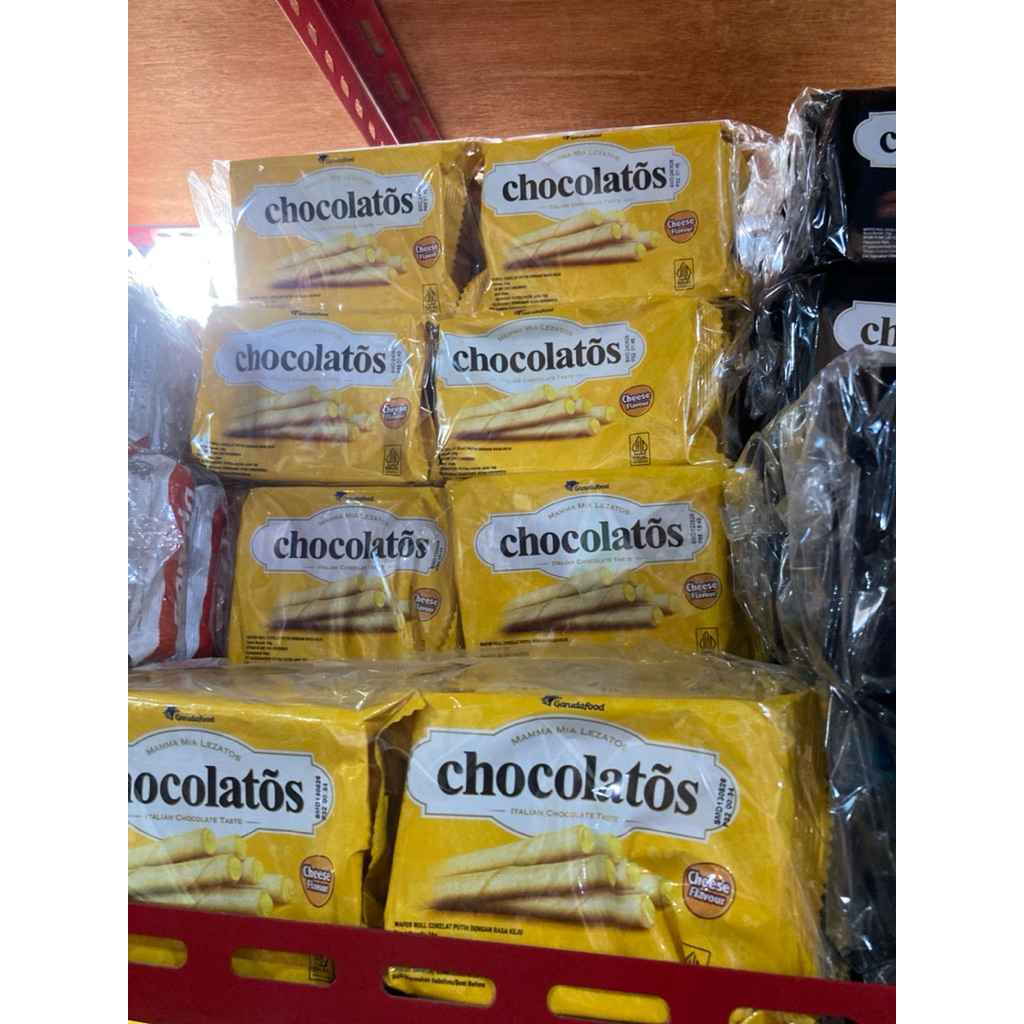 

(10 pcs) Chocolatos roll keju dan dark coklat