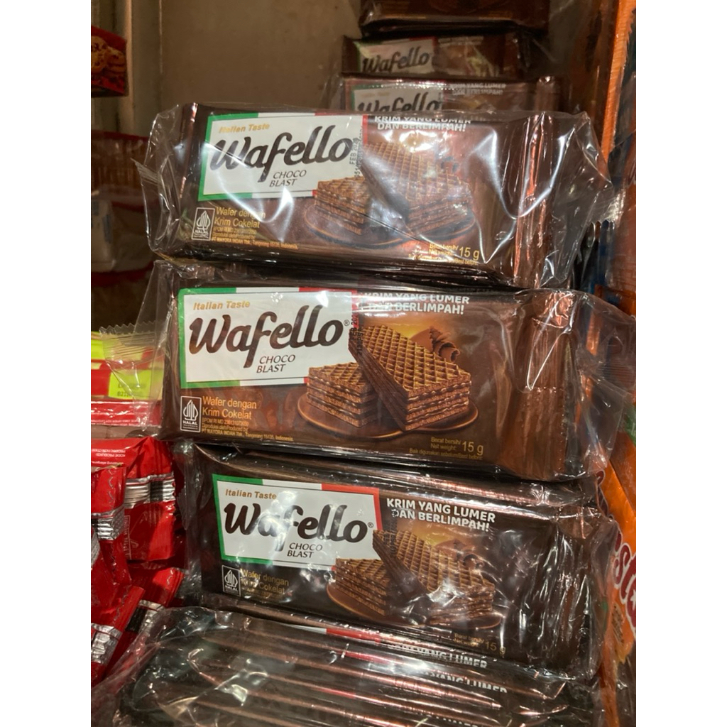 

(10 pcs) Wafello coklat