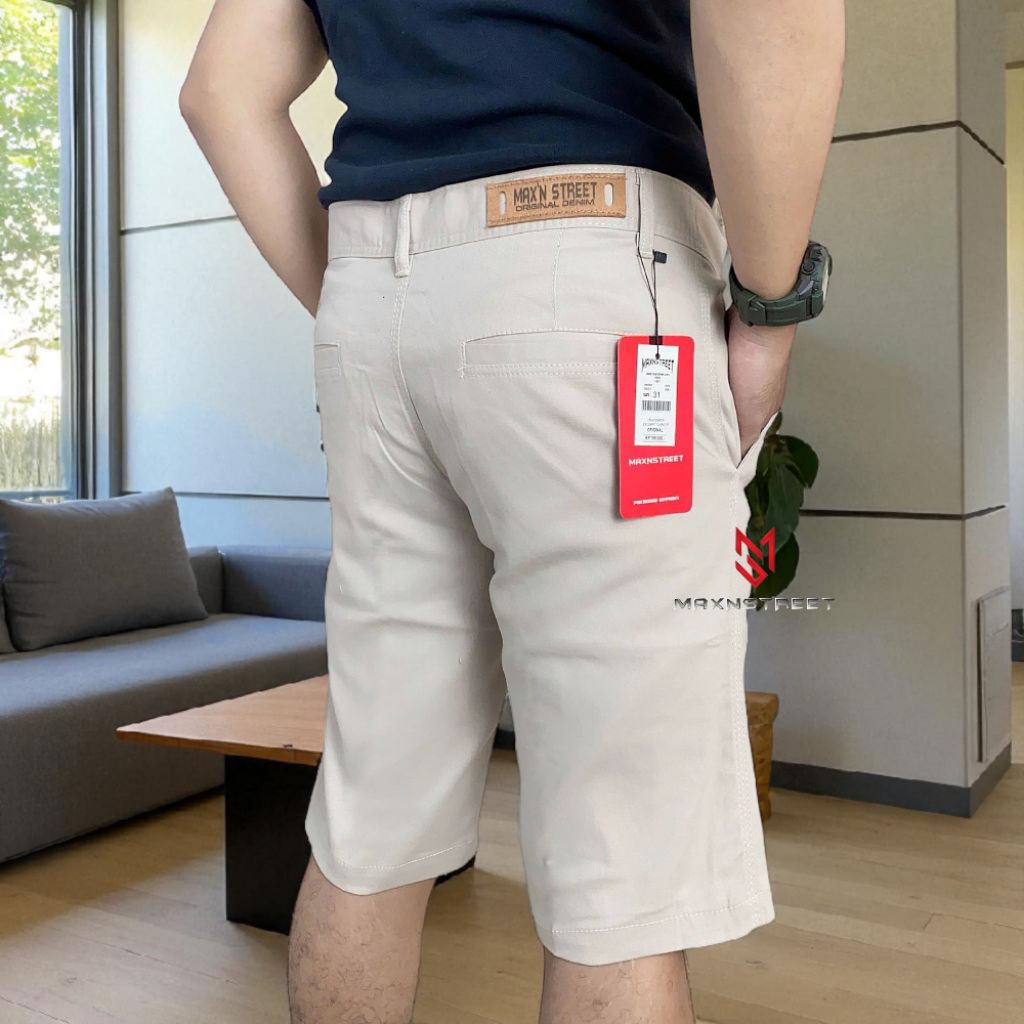Celana Pendek Chinos / Pria Dewasa / Original Distro Premium / Combed Oxigen Streach