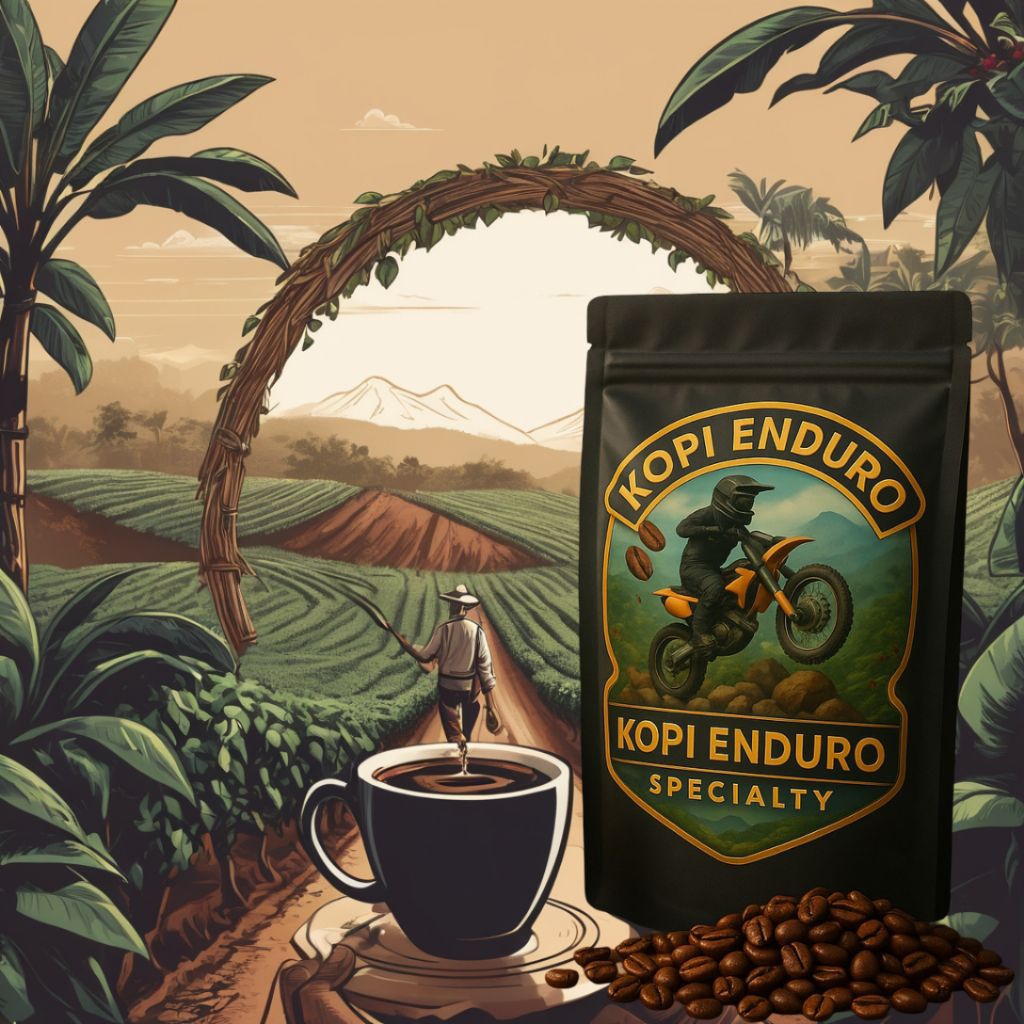 

Enduro Kopi Specialty Grade (100 gram) Natural Process (Dry Process)| Bubuk Kopi & Biji Sangrai (Roasted Beans) | 100% Arabika Lokal | Fresh Roasting