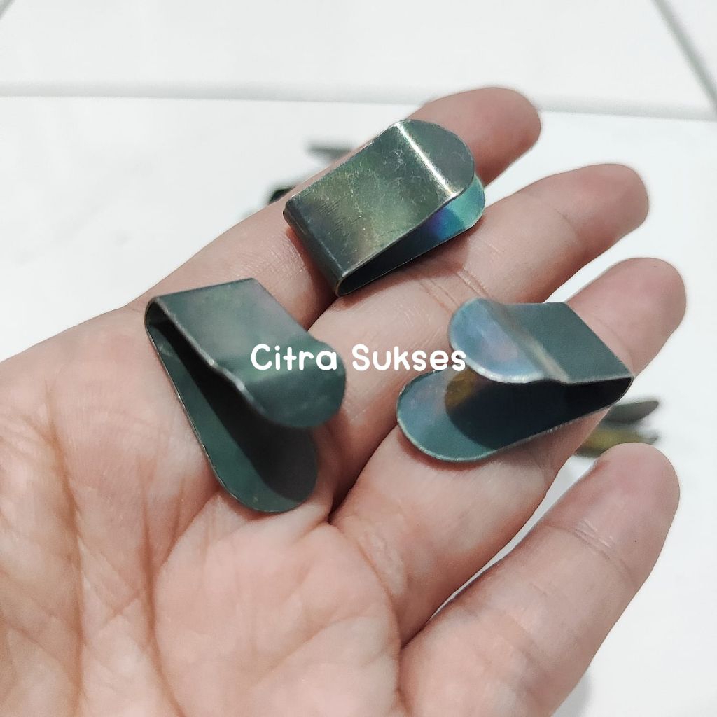 50 - 100 PCS KLIP REFLEKTOR / JEPIT BATOK LAMPUR DEPAN MOTOR BEBEK / KLEMAN JEPIT LAMPU MOTOR BEBEK 