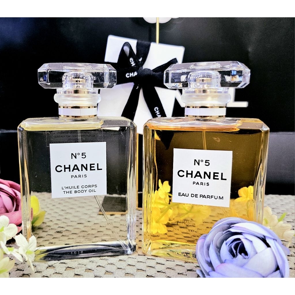 SET N5 EDP & BODY OIL 100ML (TESTER)