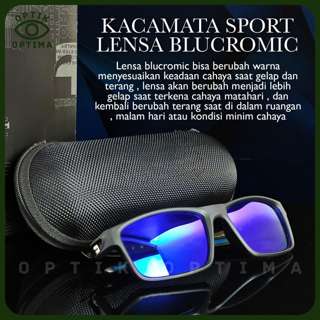 KACAMATA FRAME OXLEY 1354 CYLINDER MATA RABUN JAUH DEKAT LENSA BLUERAY CUSTOM MULTIFOKAL OK5143