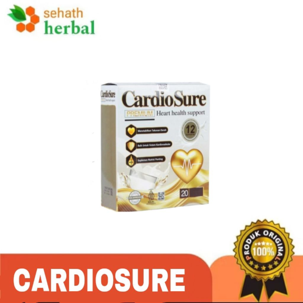 

CARDIOSURE MILK SUSU ASLI OBAT HIPERTENSI STRUK JANTAUNG KOLESTROL ASAM URAT