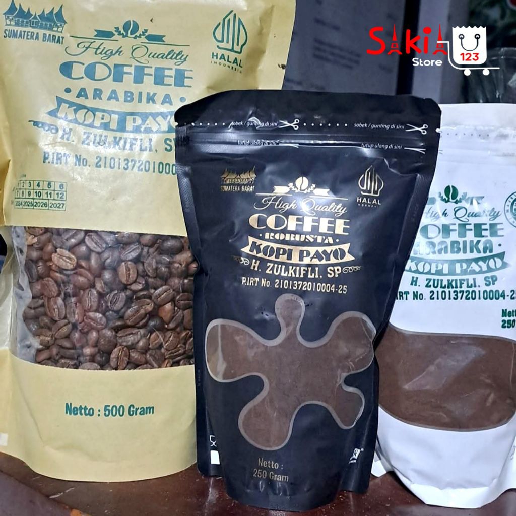 

Kopi Bubuk Payo/Kopi Robusta Payo/Kopi Solok