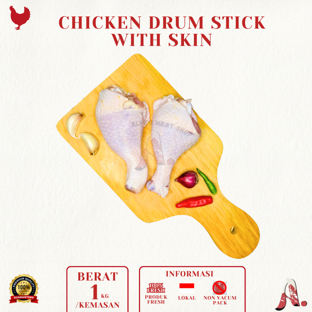 

Paha Pentung Ayam / Chicken Drumstick 1KG / Daging Ayam Fresh