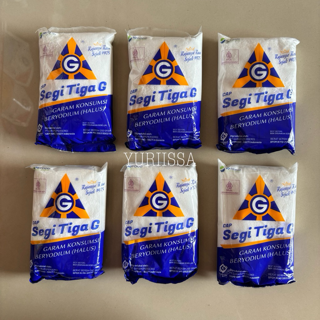 

PAKET 6 pack GARAM Segi Tiga G Beryodiun