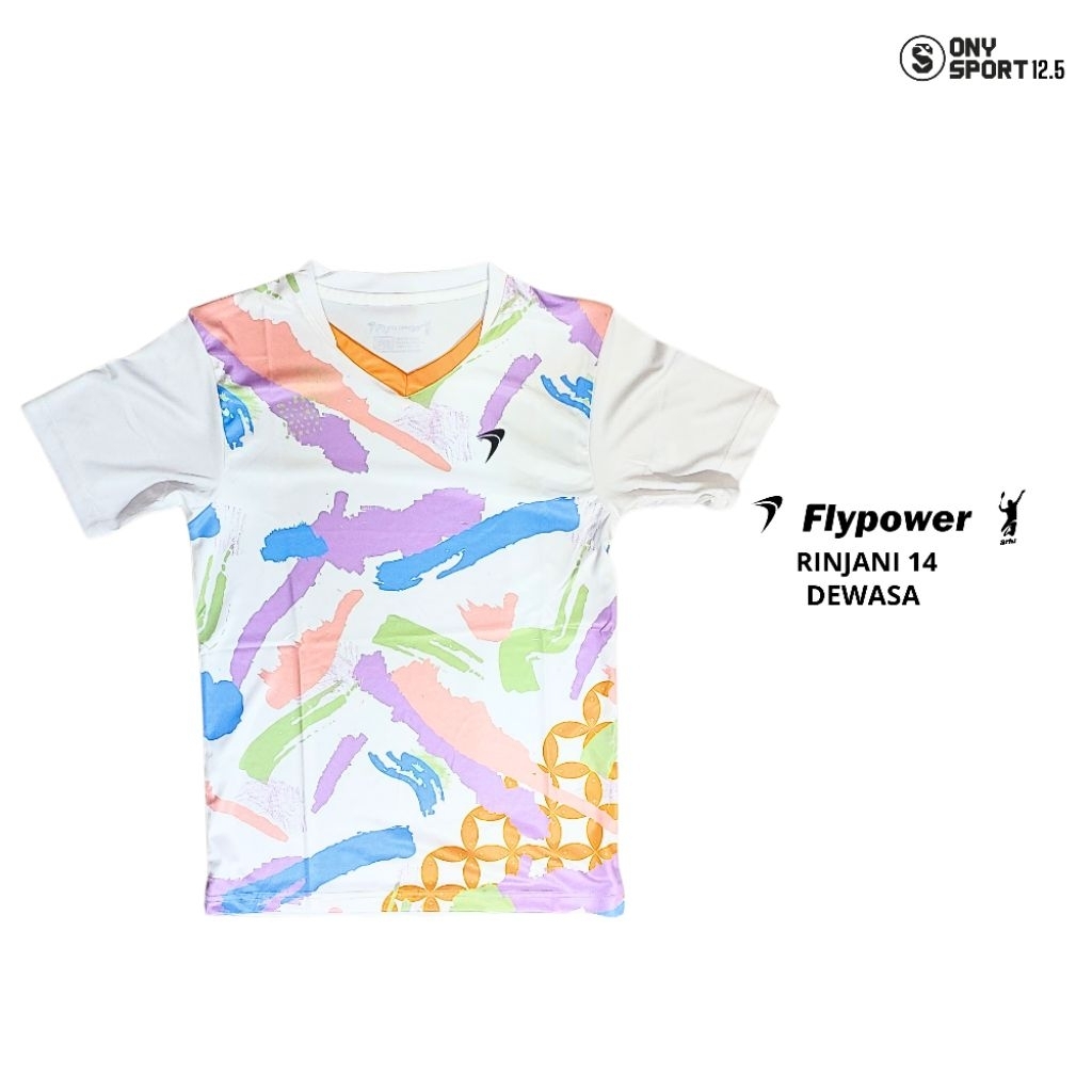 JERSEY DEWASA FLYPOWER RINJANI 14 100%ORI