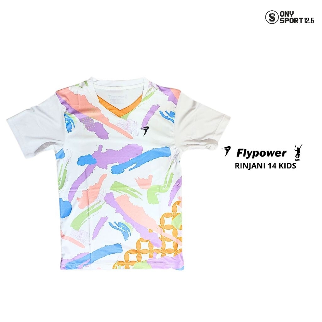 JERSEY ANAK KECIL FLYPOWER RINJANI 14 100%ORI