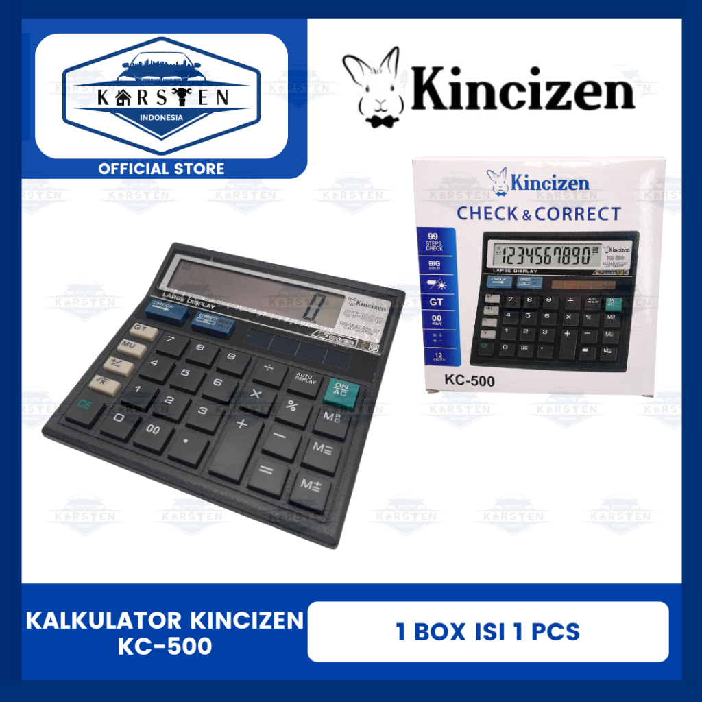 

Calculator | Kalkulator Kincizen KC-500
