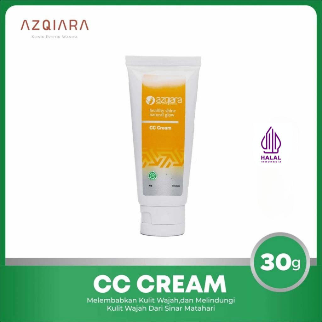 AZQIARA CC Cream - Alas bedak atau Foundation. Menjadikan kulit wajah lebih Flawless dan Glowing